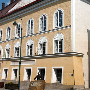 Hitlers Geburtshaus in Braunau