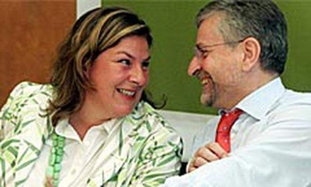 Gesundheitsministerin Andrea Kdolsky und ÖVP-Obmann und Vizekanzler Wilhelm Molterer.