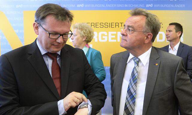 PK NACH LANDESPARTEIVORSTAND DER SP� BURGENLAND: NIESSL/DARABOS