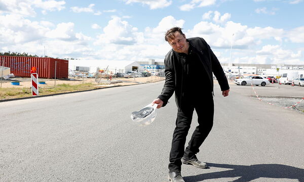 Tesla's gigafactory in Gruenheide