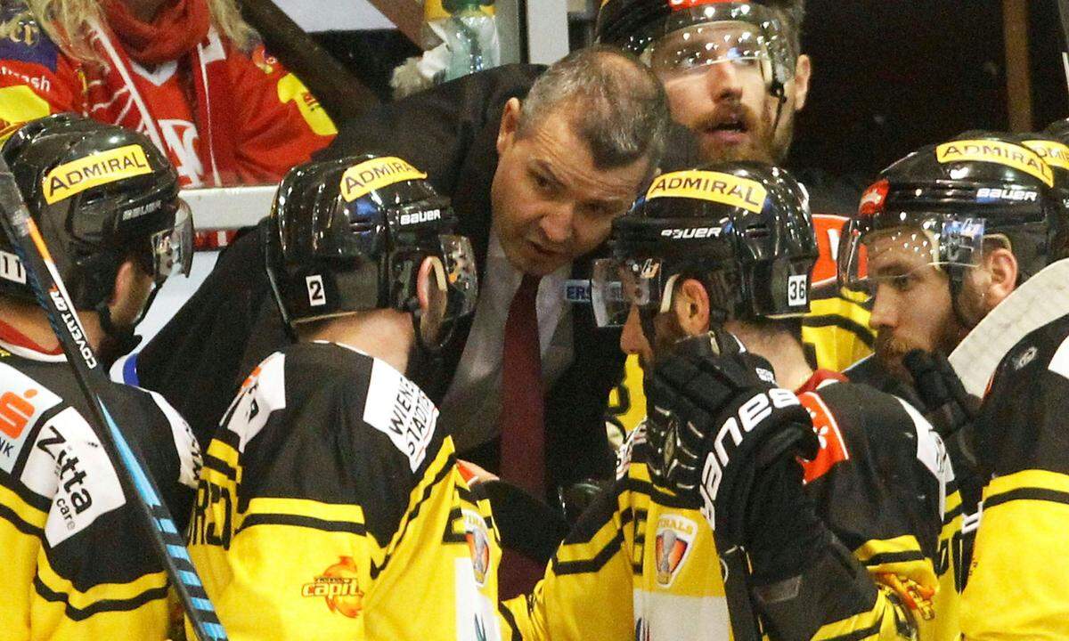 Die Vienna Capitals waren von Serge Aubin perfekt auf diese Mission eingeschworen worden.