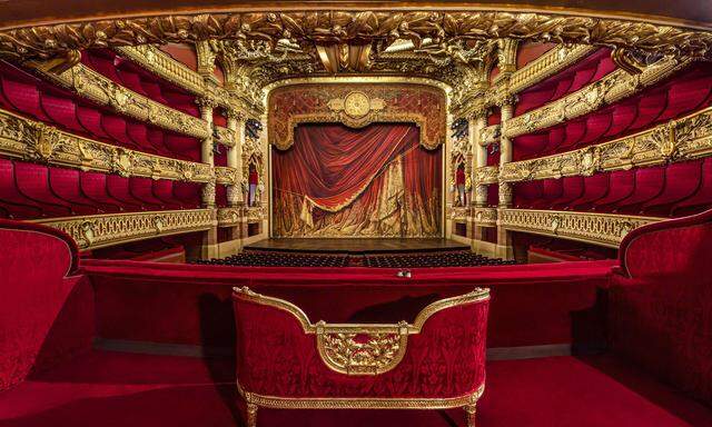 Der Ausblick aus der Schlaflounge des Pariser Opernhauses. 