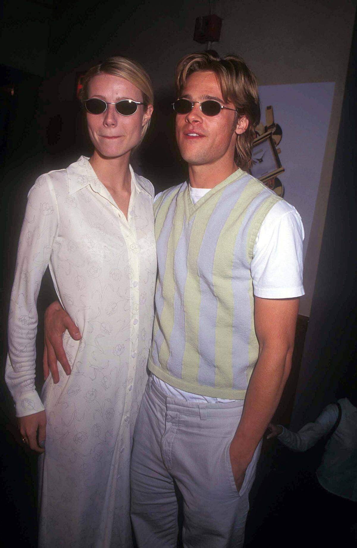 Von 1994 bis 1997 waren die beiden Hollywood-Schauspieler liiert. Und sie teilten offensichtlich den gleichen Sonnenbrillen-Geschmack ...