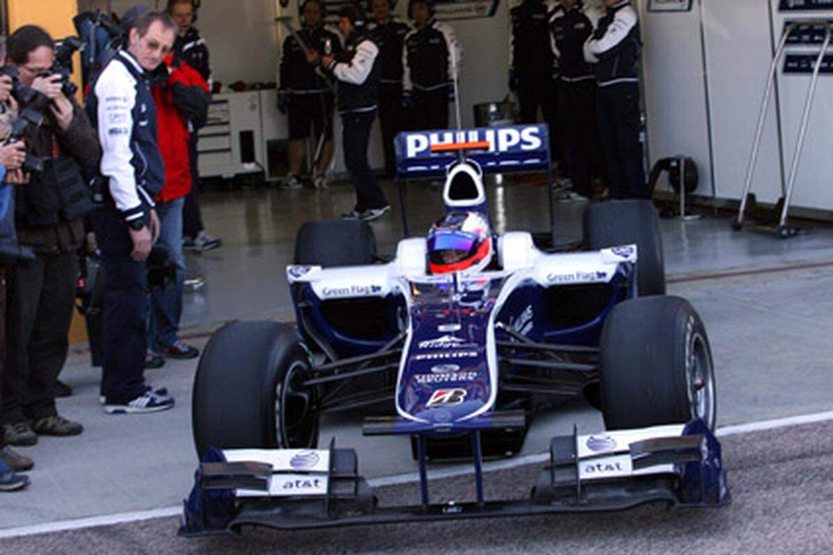 Und Schlag auf Schlag ging es an diesem Tag weiter: Auch Williams präsentierte sein neues Auto.