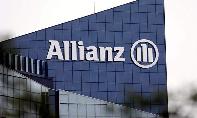 FILE PHOTO: The logo of insurer Allianz SE is seen on the company building in Puteaux at the financial and business district of La Defense near Paris