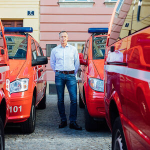 „Das ist besser, als Weltverbesserungsgedanken nachzuhängen“: Heinz Altenburger, Gründer der Sektion der Wiener Berufsfeuerwehr.