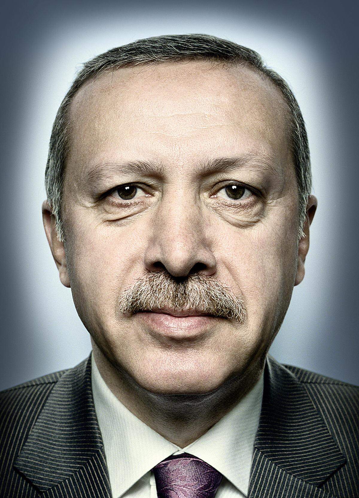 Recep Tayyip Erdoğan Premierminister der Türkei, im Amt seit März 2003. (c) Platon