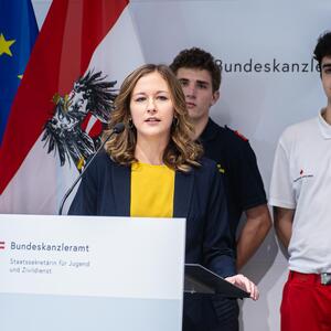 Staatssekretärin für Jugend und Zivildienst, Claudia Plakolm (ÖVP)