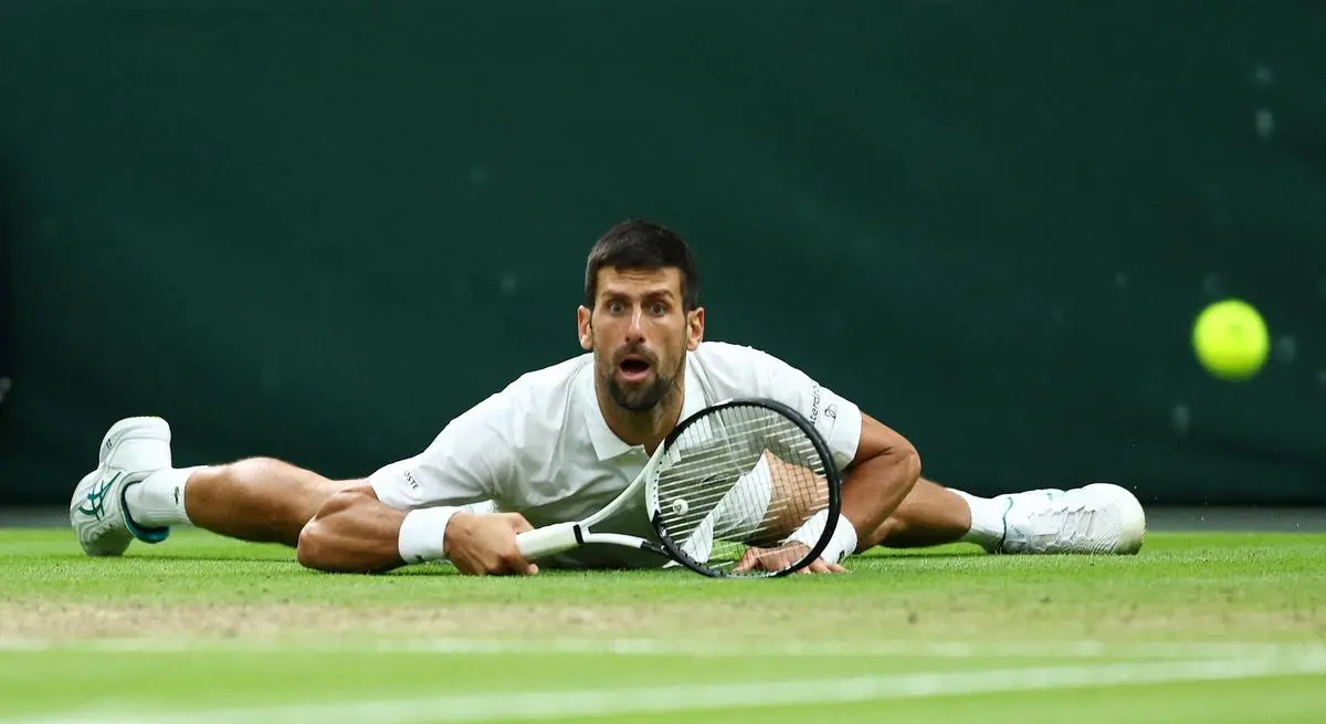 “Spiderman” Djokovic is still as agile as hardly any other player on the tour. 