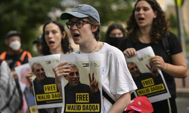 Auch in den USA wurde für die Freilassung von Walid Daqqa demonstriert.