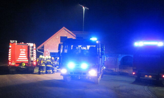 Der Feuwerwehreinsatz in der Nacht auf Montag