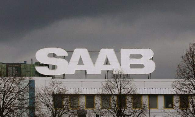 File photo of main Saab automobile plant in Trollhattan