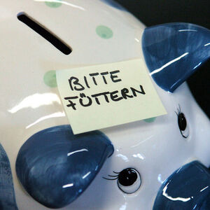 Hungriges Sparschwein