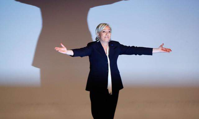 Marine Le Pen ist in der Favoritenrolle für den ersten Wahlgang der Präsidentenwahl.