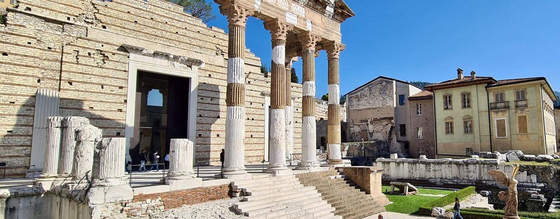 Brescia, gemeinsam mit Bergamo 2023 Kulturhauptstadt Italiens: Reich an Schätzen, etwa im archäologischen Areal.