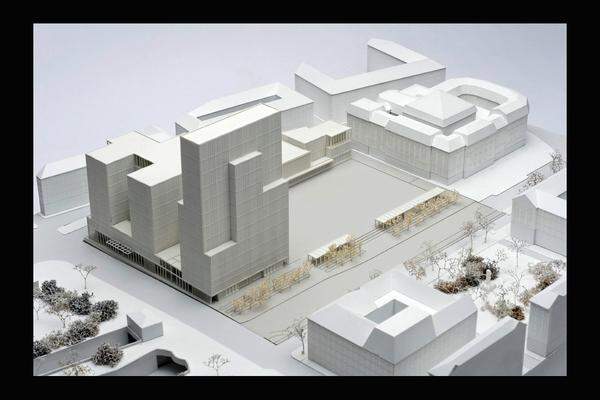Architektur: Max Dudler Berlin, Deutschland  Freiraumplanung: Atelier Loidl Berlin, DeutschlandLink: Eislaufverein - Hotel bleibt, 73-Meter-Bau kommt