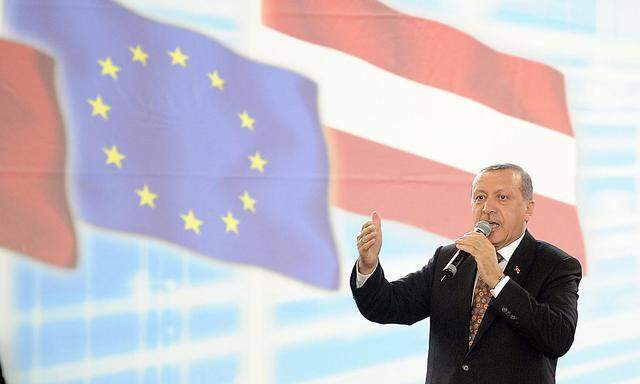 Er stand auch in Österreich eigentlich gar nicht zur Wahl: der türkische Präsident Erdogan.