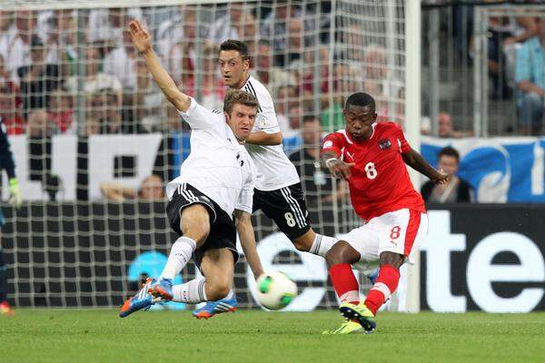 Auch ÖFB-Star David Alaba konnte an seiner Heimstätte nichts Zählbares bewerkstelligen. Zu eklatant war die Überlegenheit des deutschen Teams, das routiniert und kräfteschonend die Partie zu Ende spielte.