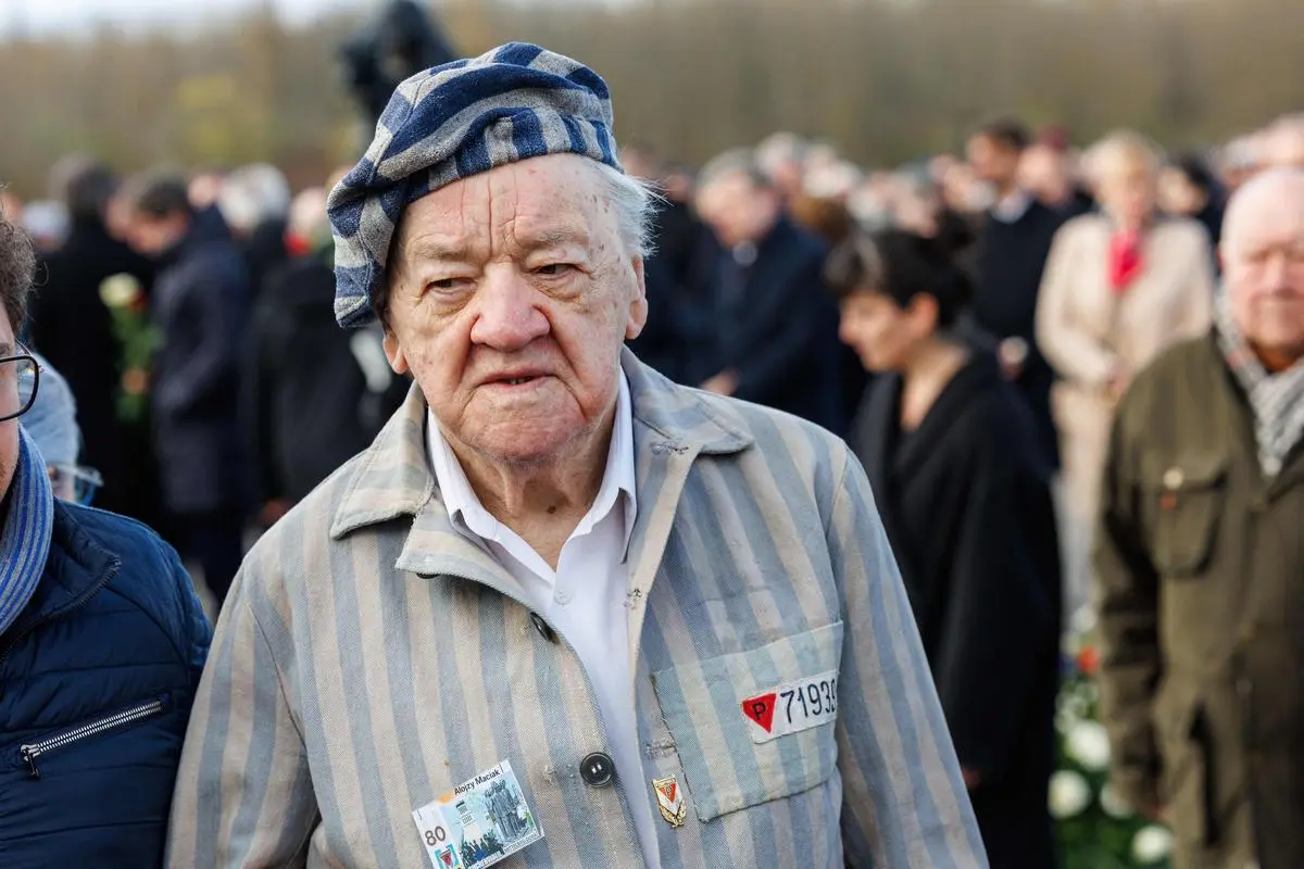 The surviving Alojzy Maciak from Poland. 