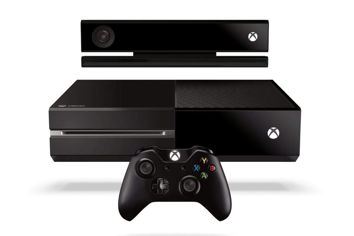 Die Xbox One besteht nicht aus einem, sondern aus drei Teilen. Der eigentlichen Konsole, dem überarbeiteten Xbox-Controller und dem neuen Kinect-Sensor.