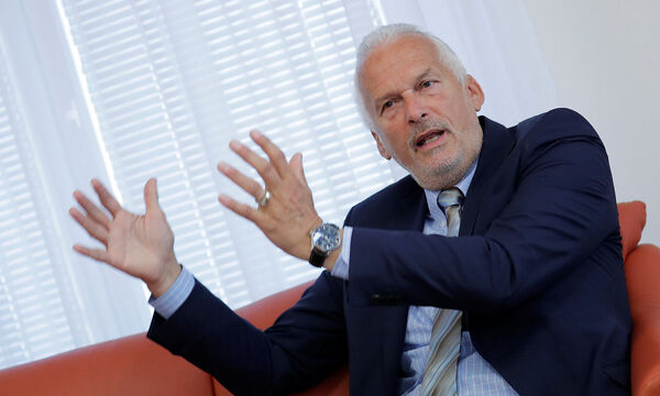 Austria's Justice Minister Moser addresses a news conference in Vienna