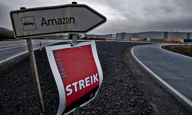 Streik im Amazon Logistikzentrum in Koblenz Streik bei Amazon