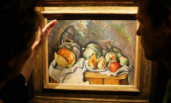 Paul Cezannes ‚Nature morte aux fruits et pot de gingembre`