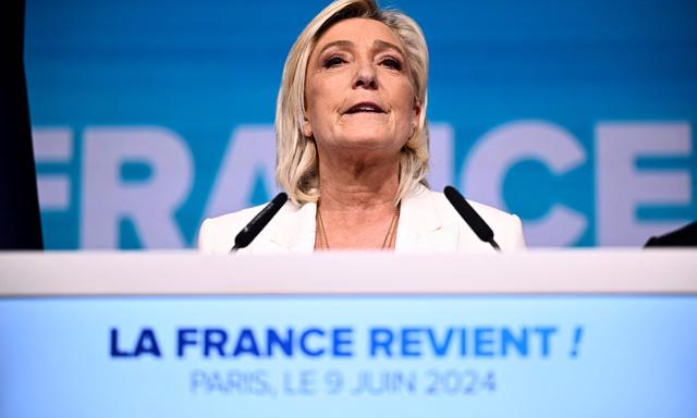 Rechtsnationalistin Marine Le Pen lehrt den EU-freundlichen Parteien das Fürchten. Sie deklassierte die Liberalen in Frankreich. 