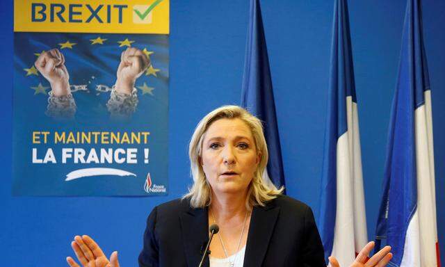 „Und jetzt Frankreich!“: Front-National-Chefin Le Pen sieht sich durch das Brexit-Votum bestärkt. 