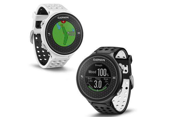 Garmin hat eine neue Uhr für Golfer im Programm, die nicht nur die Schwünge des Spielers analysiert. Die S6 hat einen farbigen Touchscreen, der alle Greens und Hindernisse des Platzes anzeigt und so präzise Entfernungsberechnungen ermöglicht. Mit einem Beschleunigungssensor werden Stärke und Tempo des Schwungs gemessen. Eine digitale Scorecard gibt es auch und die Uhr lässt sich mit dem iPhone verbinden.  Garmin Approach S6, 399 Euro