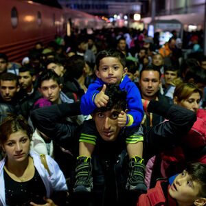 Am Bahnhof in München kamen rund 20.000 Flüchtlinge am Wochenende an.