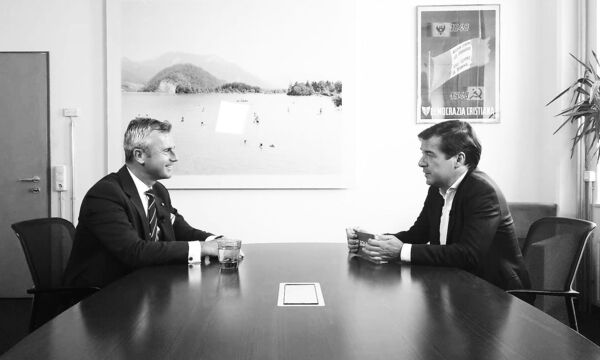Norbert Hofer im Gespräch mit "Presse"-Herausgeber Rainer Nowak