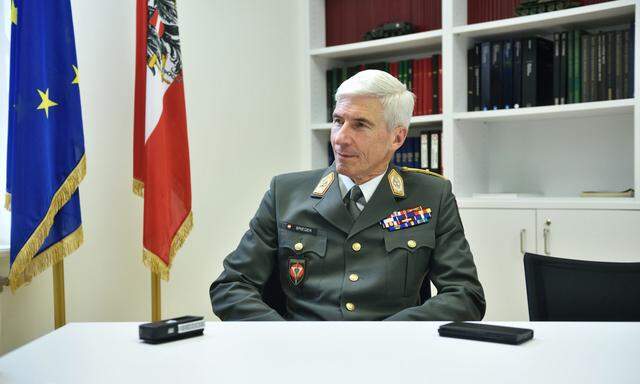 Der Generalstabschef des Bundesheeres, Robert Brieger