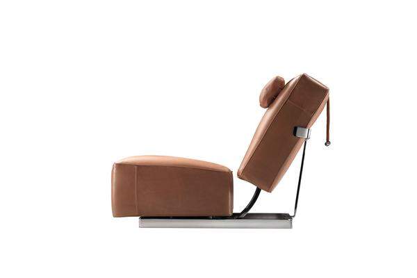 Relaxchair „ABCD“ von Flexform mit Leder bezogen, Design: Antonio Citterio.