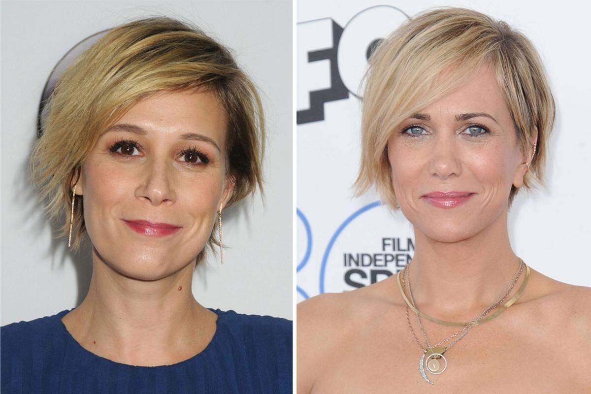 Liza Weil (links) sieht mittlerweile wie ihre Leinwandkollegin Kristen Wiig aus.