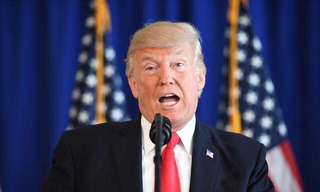 US-Präsident Donald Trump am 12. August nach den Ausschreitungen in Charlottesville 