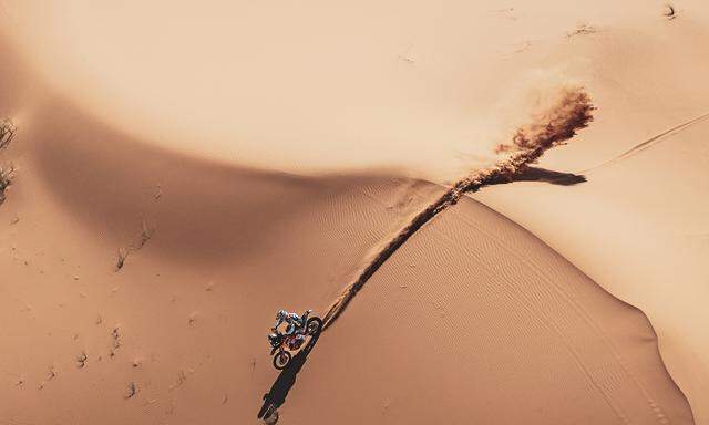 Jänner 2018, sein Triumph nach 8300 Kilometern: KTM- Pilot Matthias Walkner ist Dakar-Sieger.