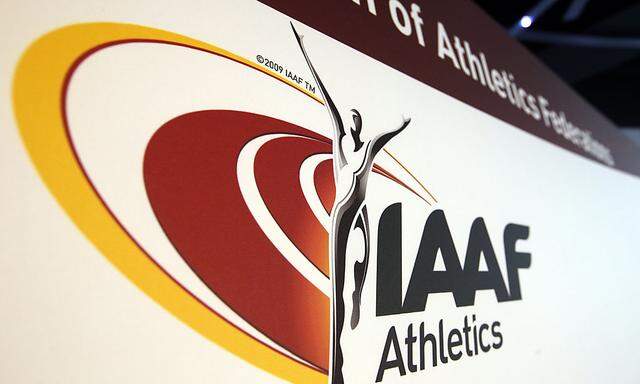 IAAF-Schriftzug