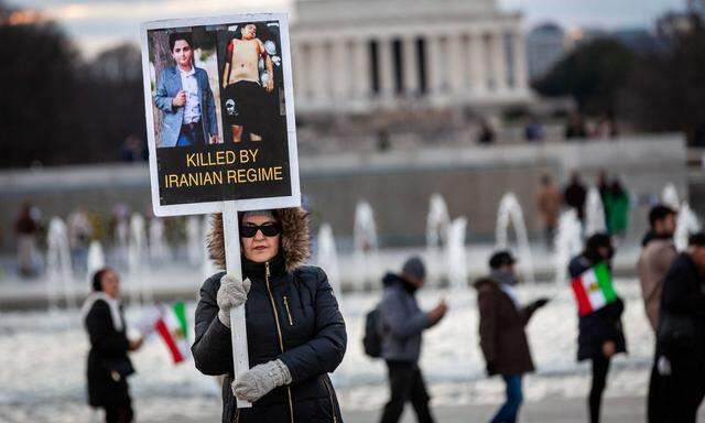 Protest gegen die Hinrichtungen im Iran