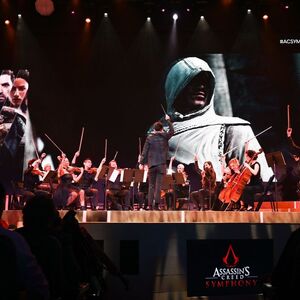 Ein Orchester samt Chor spielte 2019 in Los Angeles Auszüge aus der Musik zum Videospiel Assassins Creed.