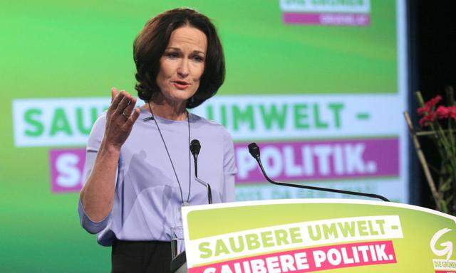 BUNDESKONGRESS DER GRUeNEN: EVA GLAWISCHNIG