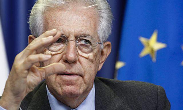 Der italienische Regierungschef Mario Monti