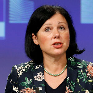 EU Justice Commissioner Jourova holds a news conference in Brussels