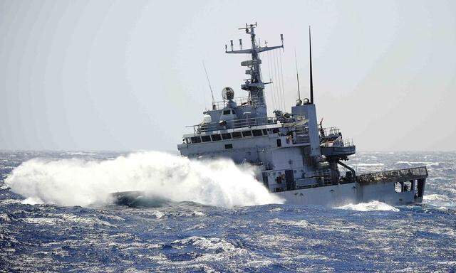 Italy´s Navy ship Vega brings some Sub-Saharian migrants to Italian coasts after a rescue operation in open international waters in the Mediterranean Sea between the Italian and the Libyan coasts