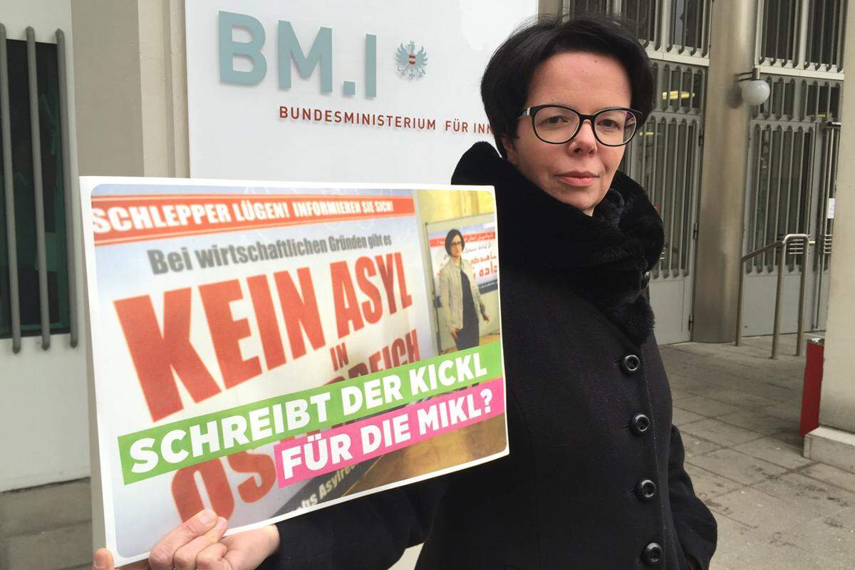 "Schreibt der Kickl für die Mikl?" Eine gewisse Ähnlichkeit mit FPÖ-Plakaten erkannte Tanja Windbüchler-Souschill (Grüne) bei der Ministeriumskampagne für Afghanistan.