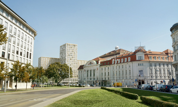 Visualisierung des neuen Heumarktareals.