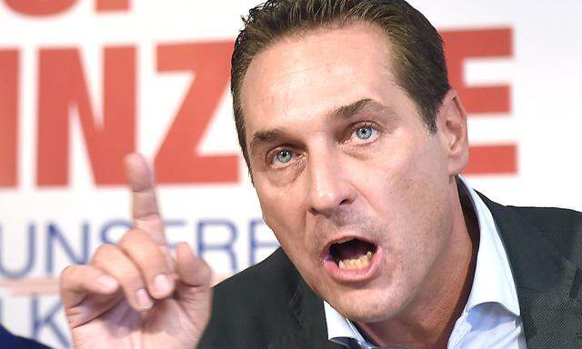 Archivbild: Parteichef Heinz-Christian Strache