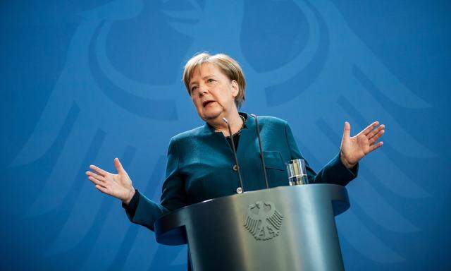 Die deutsche Bundeskanzlerin Angela Merkel (CDU)