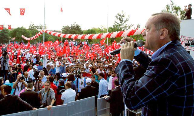 Symbolbild: der türkische Präsident Recep Tayyip Erdogan