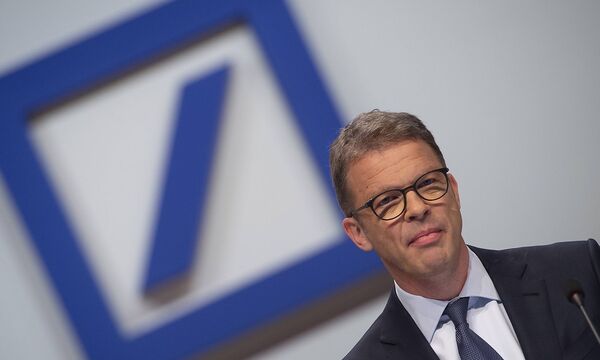 Christian SEWING Vorstandsvorsitzender CEO Hauptversammlung der Deutschen Bank AG in Frankfurt 2